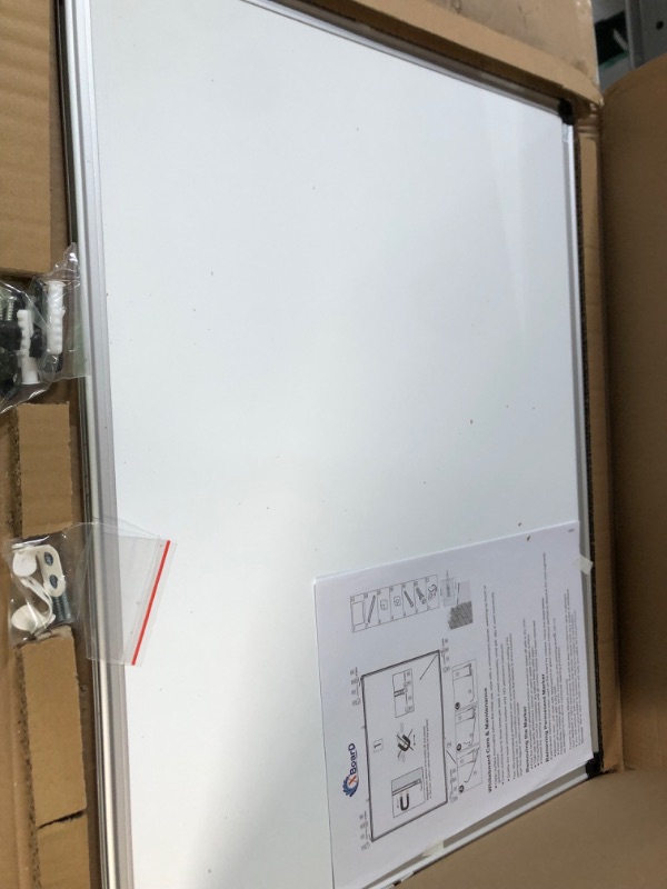 Photo 1 of XBoard Magnetic 24x18-Inch Dry Erase Aluminum Framed Whiteboard with Detachable Marker Tray Dry Erase Aluminum Framed Magnetic 24" x 18"