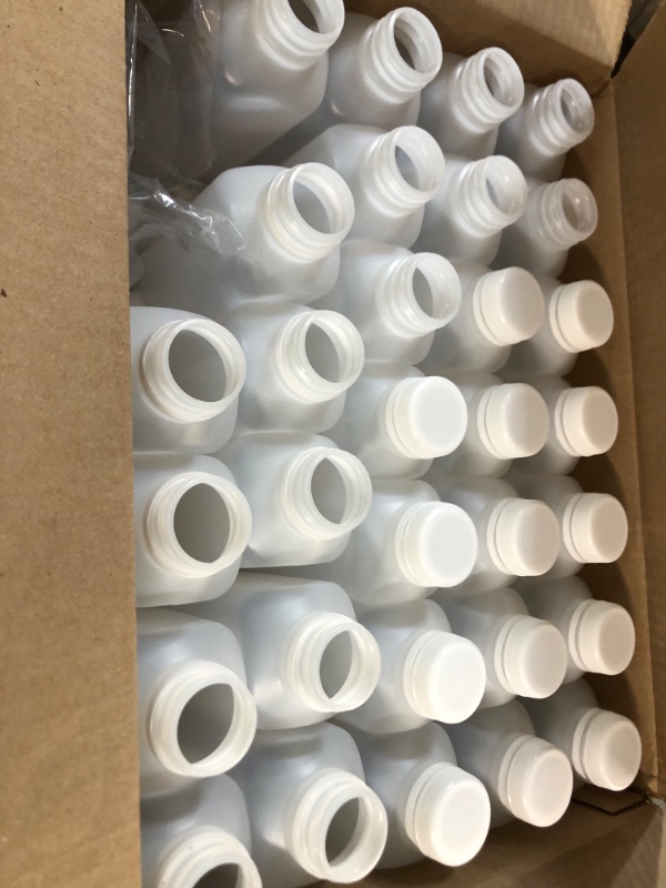 Photo 2 of 16 Oz Empty Plastic Juice Bottles with Tamper Evident Caps – 33 Pack Drink Containers - Great for Homemade Juices, Milk, Smoothies, Tea and Other Beverages - Food Grade BPA Free