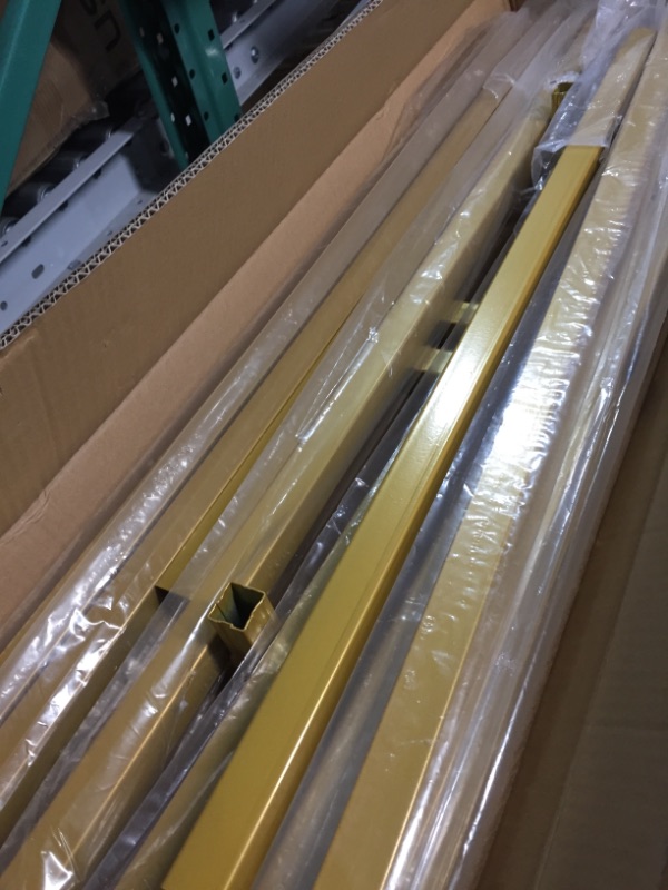 Photo 1 of Fomcet 10FT x 10FT Backdrop Stand Heavy Duty with Base, Gold 