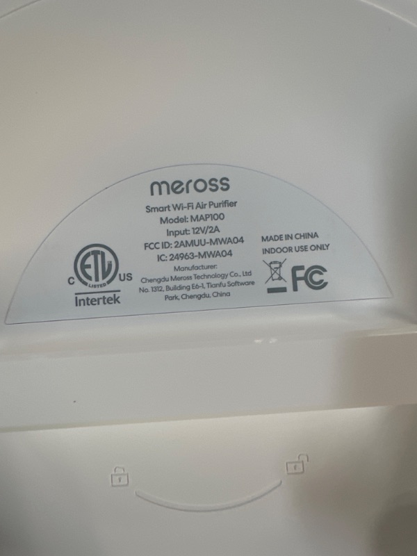 Photo 3 of *UNTESTED* Meross Smart WiFi Air Purifier for Home Supports Apple HomeKit, Alexa, Google Home and SmartThings