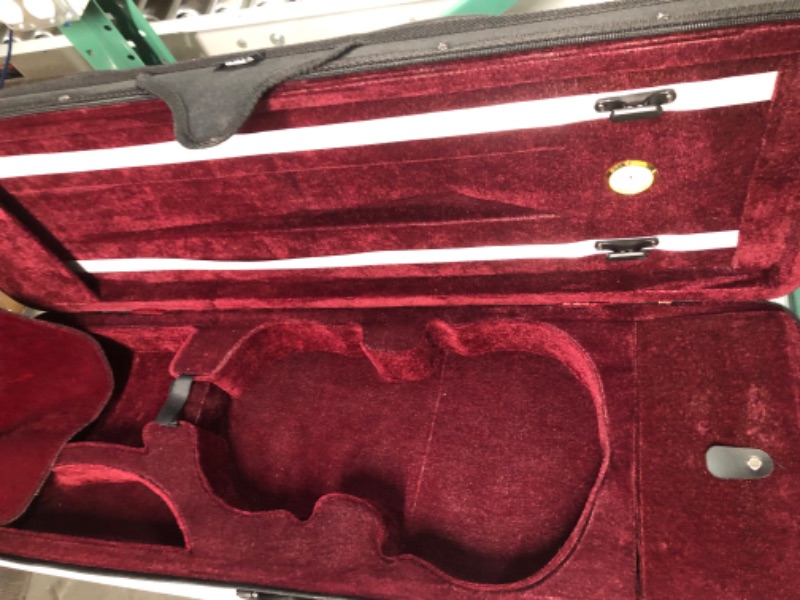 Photo 2 of **CASE ONLY** 4/4 Full Size Violin Case,FINO Professional Oblong Violin Hard Case with Built-in Hygrometer