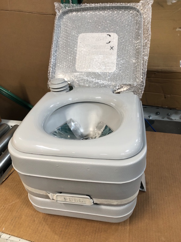 Photo 2 of *Brand New**YITAHOME Portable Toilet 2.6 Gallon Camping RV Potty, Double Water Outlet, Press Flush Pump, for Travel, Boating, Hiking, Trips