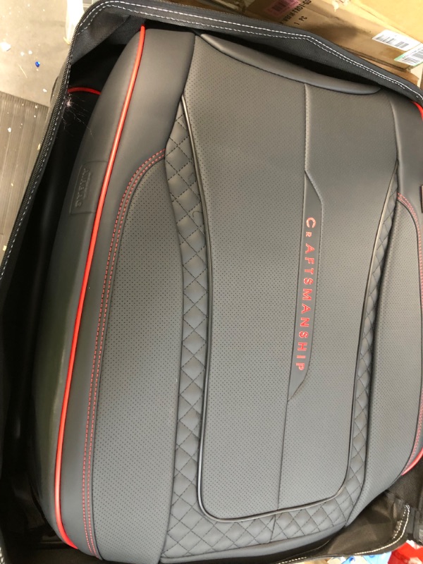 Photo 2 of Coverado Auto Seat Covers, Black-and-Red