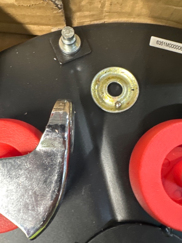Photo 3 of ***DAMAGED*** BIG RED Heavy-Duty Rolling Pneumatic Creeper Garage/Shop Seat: Padded Adjustable Mechanic Stool