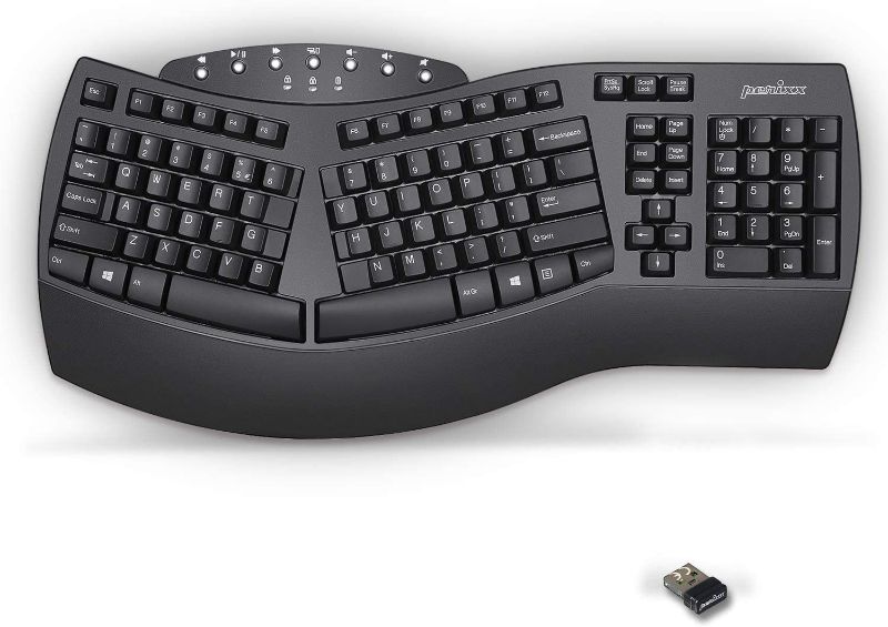 Photo 1 of Perixx Periboard-612 Wireless Ergonomic Keyboard 