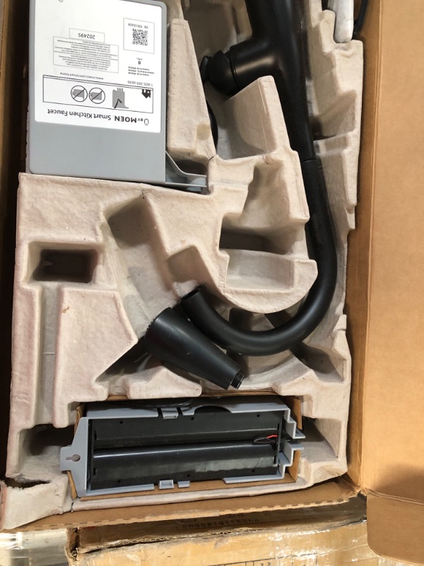 Photo 1 of ***SEE NOTES*** Moen Arbor Matte Black Smart Faucet, 7594EVBL