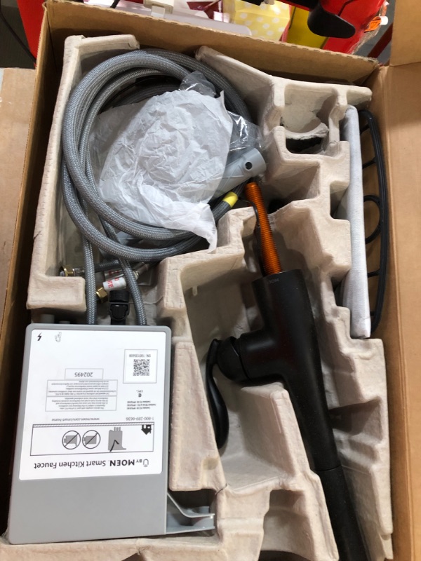 Photo 1 of ***SEE NOTES*** Moen Arbor Matte Black Smart Faucet, 7594EVBL