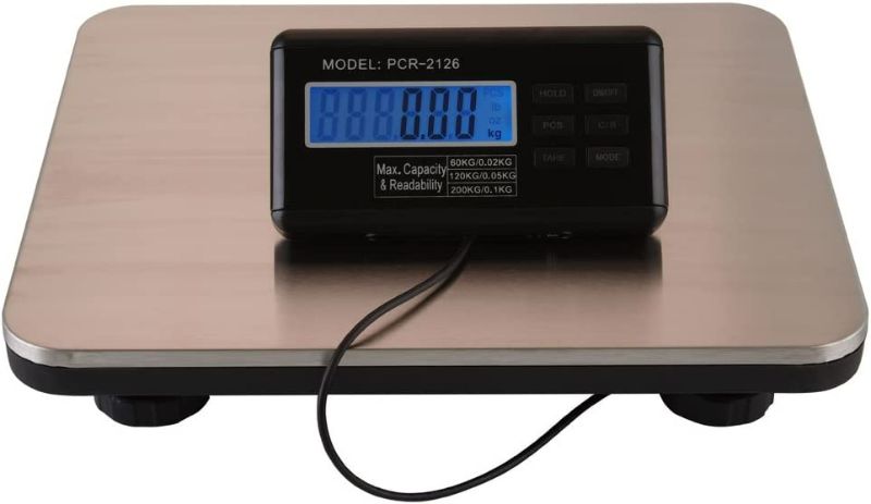 Photo 1 of **SEE NOTES** PCR-3115 300kg/100g LCD Display Digital Weighing Postal Scale for Logistics US Plug Silver & Black