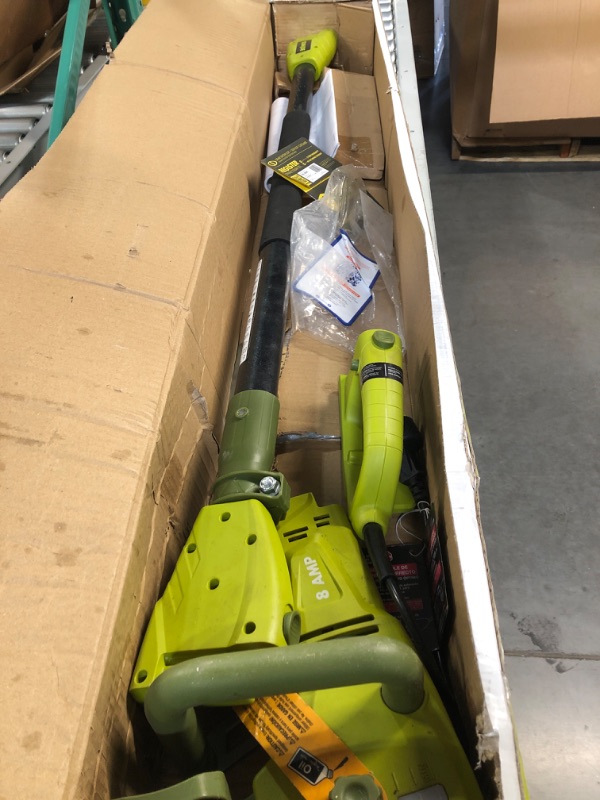 Photo 2 of **SEE NOTES** Sun Joe 2-in-1 Electric Convertible Pole Chain Saw 8 inch 8.0 Amp (Green)