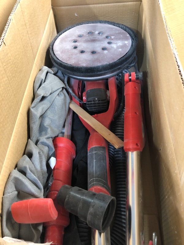 Photo 2 of **SEE NOTES** YATTICH Drywall Sander, 750W Electric Sander with 12 Pcs Sanding discs, 7 Variable Speed 800-1750 RPM