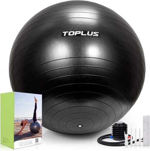 Photo 1 of 65cm Black Exercise Ball 