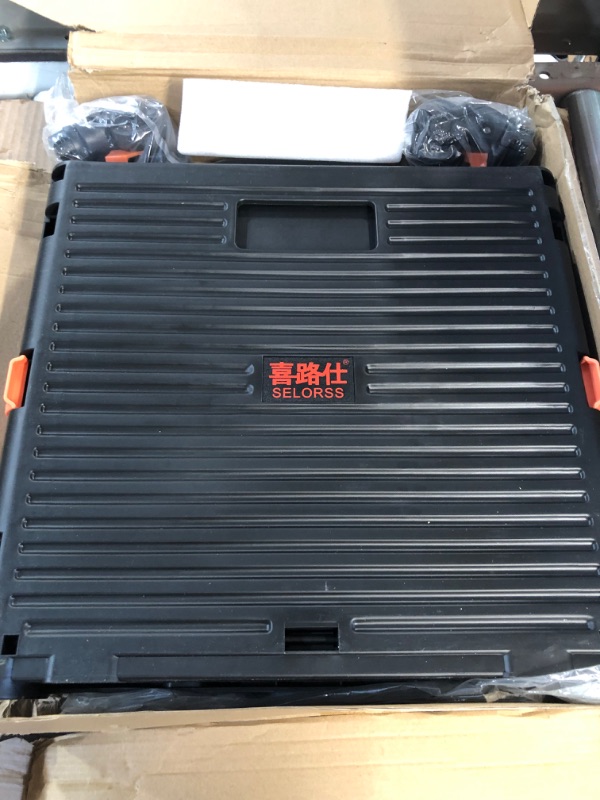 Photo 2 of *MISSING PIECES* SELORSS Foldable Utility Cart Rolling Crate Heavy Duty 