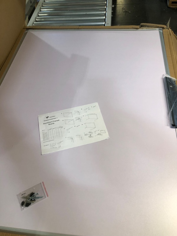 Photo 3 of (PERFECT CONDITION) VIZ-PRO Dry Erase Board/Whiteboard,48 x 36 Inches