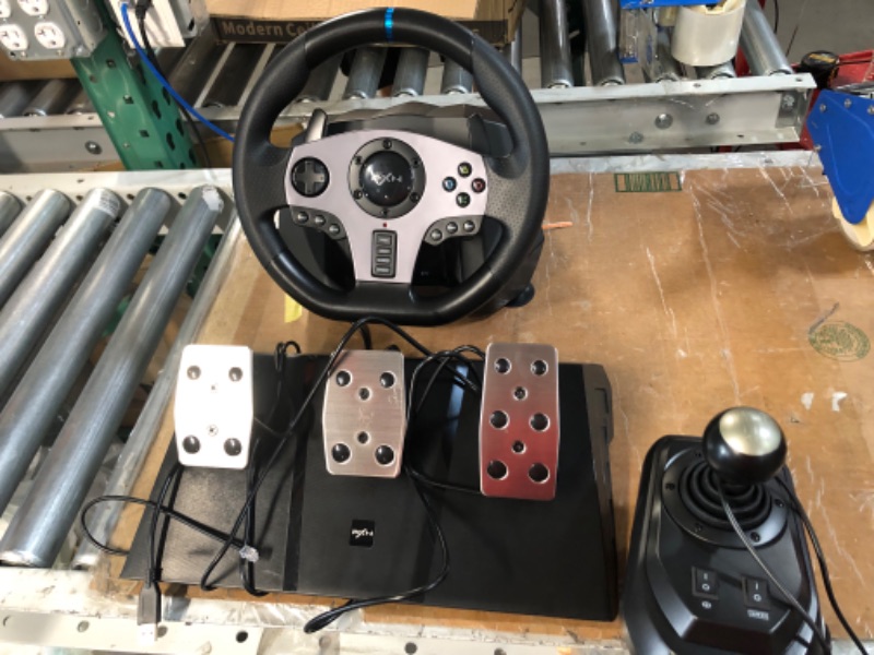 Photo 5 of PXN V9 Gaming Racing Wheel with Pedals and Shifter