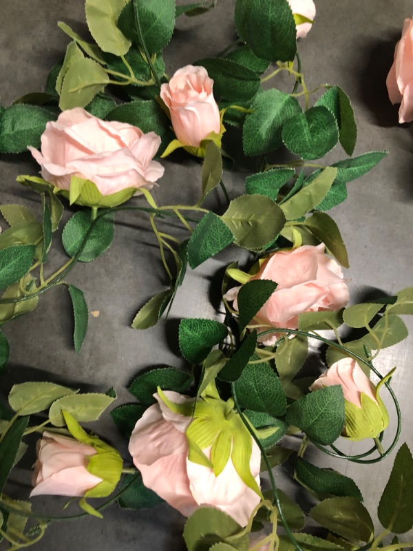 Photo 2 of  Fake Rose Vine Garlands (x3, 4 ft each)