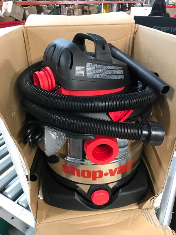 Photo 2 of Shop-Vac 8 Gallon 6.0 Peak HP Wet/Dry Vacuum