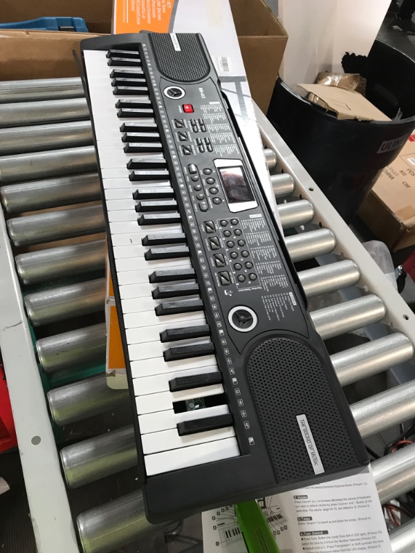 Photo 2 of 61 Keys Keyboard Piano, Electronic Digital Piano with Built-In two Speaker Microphone