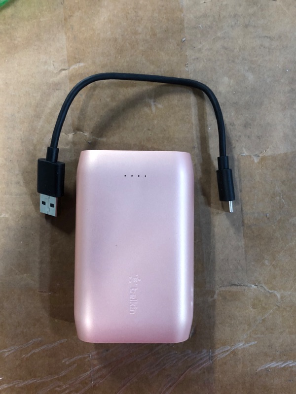 Photo 2 of Belkin Portable Power Bank Charger 10K (Portable Charger Battery Pack w/USB-C + Dual USB Ports