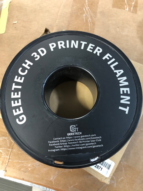 Photo 3 of 3D Printer Filament - 1KG (2.20 lbs) The Diameter of 1.75mm, Dimensional Accuracy PLA Multiple Color, Luminous