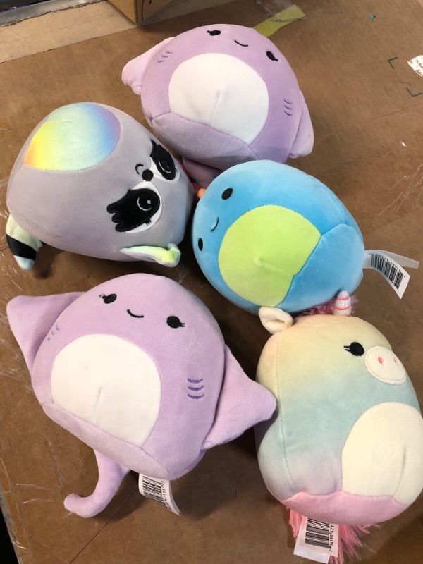 Photo 2 of Squishmallows 5" Plush Mystery Box, 5-Pack 