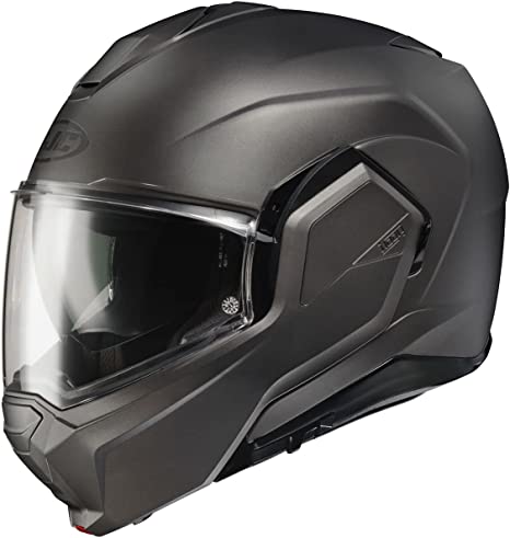 Photo 1 of HJC i100 Men's Street Motorcycle Helmet - Semi-Flat Titanium (Medium 57-58cm)