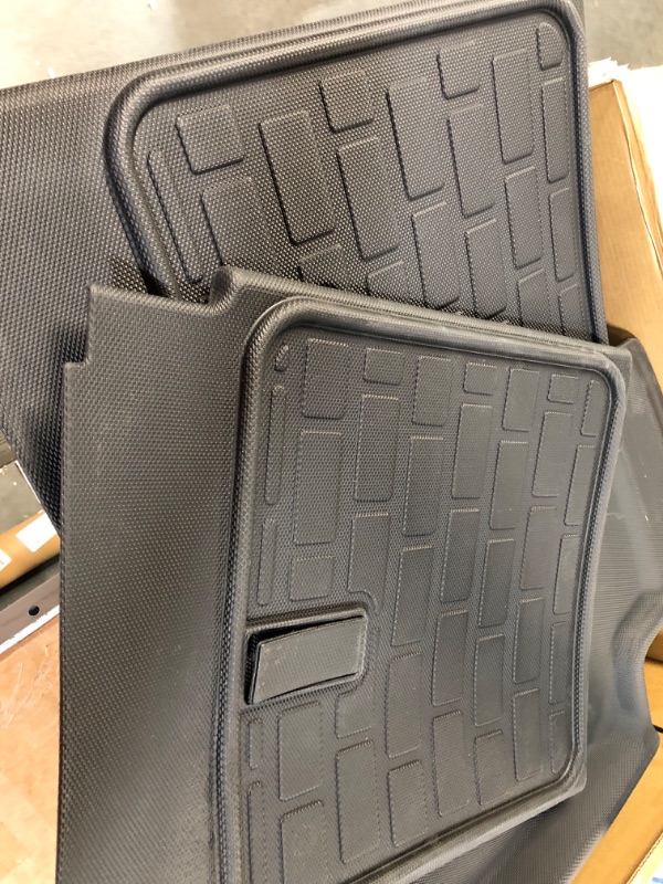 Photo 4 of BASENOR 7PCS Tesla Model S Floor Mats 3D Full Set Liners 2023 2022 2021 Model S Model S Set Mats