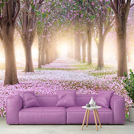 Photo 1 of [dmg] Bormia Road Forest Wall Mural Tree Wallpaper 120" x 195"