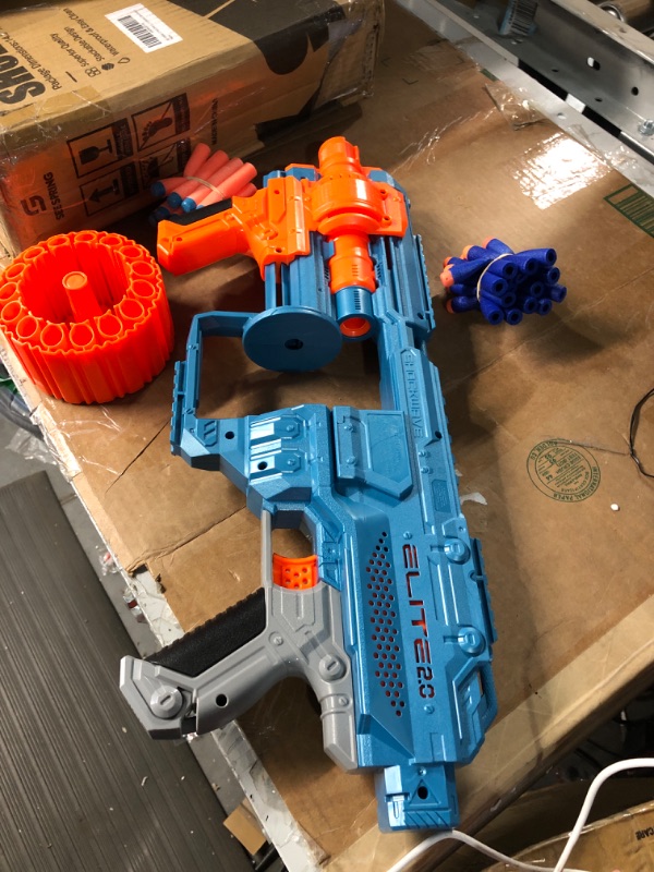 Photo 2 of **USED**NERF Elite 2.0 Shockwave RD-15 Blaster