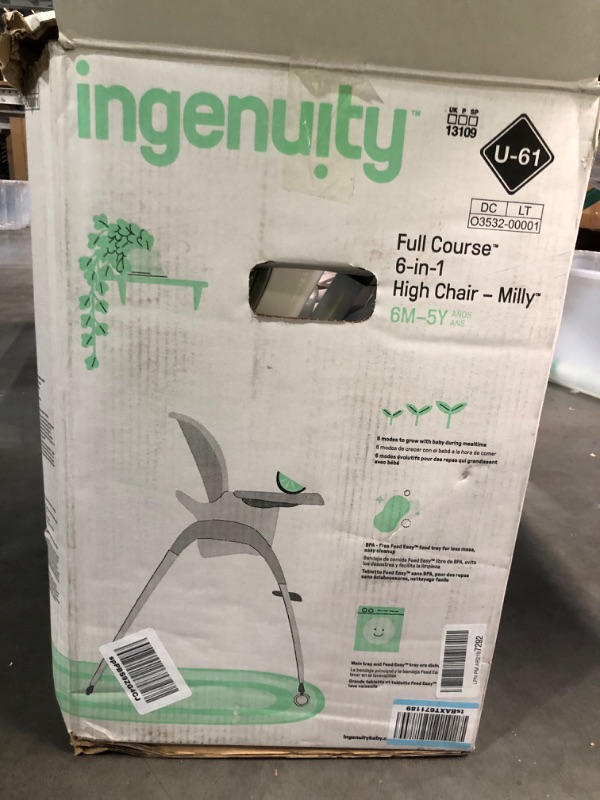 Photo 4 of Ingenuity Full Course 6-in-1 High Chair 