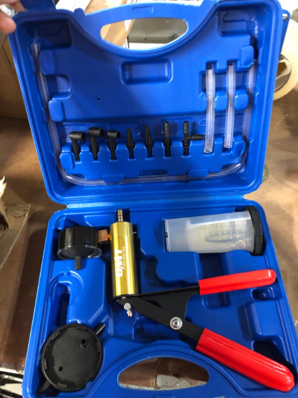 Photo 2 of Orion Motor Tech Brake Bleeder Kit with Hand Vacuum Pump and Adapters