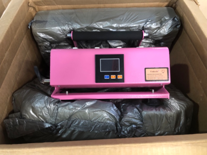 Photo 1 of Tumbler Mug Heat Press Machine Pink 