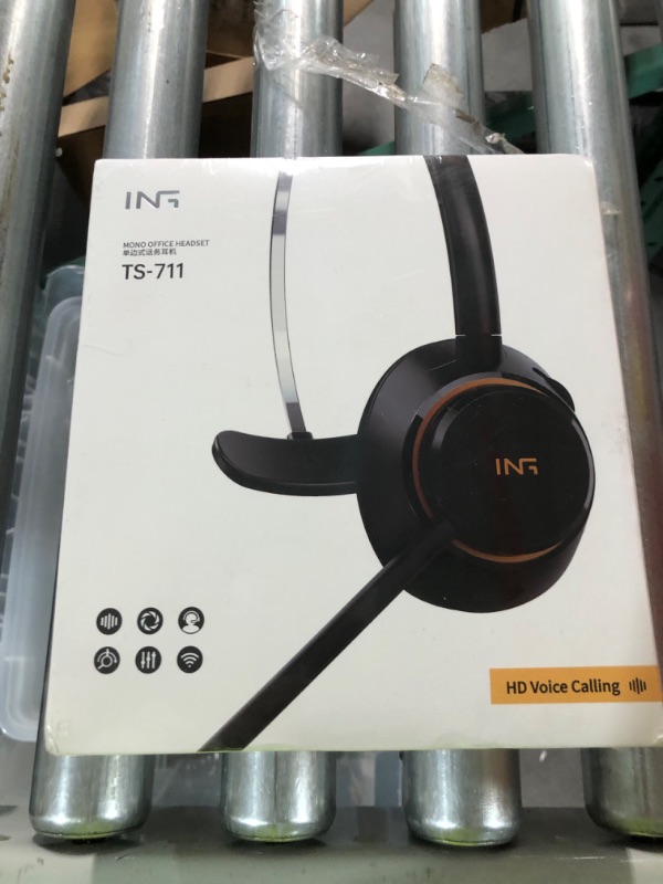 Photo 2 of Somic ING TS-711 Mono Office Headset with HD Voice Calling NEW NEVER OPENED