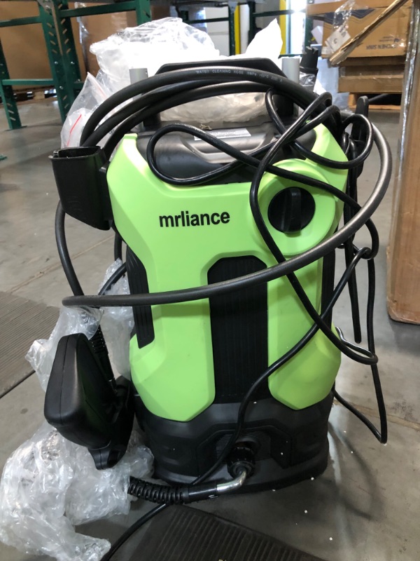 Photo 4 of 2000W High Power Washer, 2.11GPM Professional Electric Pressure Cleaner Machine with 4 Nozzles Foam Cannon,Best for Homes, Patios, Garden Green