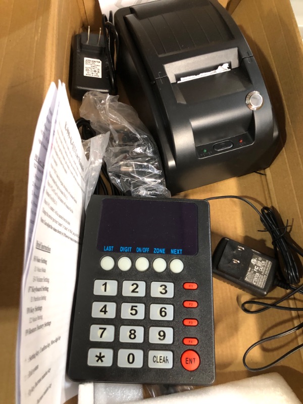 Photo 4 of Take A Number System Wireless Queue Calling System with Thermal Printer (1 keypad 1 Display 1 Printer) 