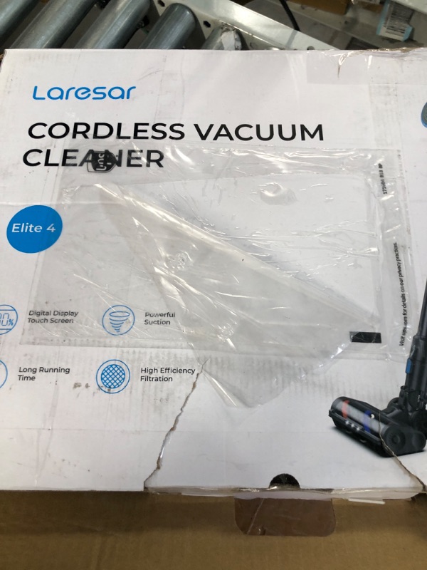 Photo 3 of LEVOIT Cordless Vacuum Cleaner, 400W Motor Stick Vac with Powerful Suction and Auto Mode, Up to 40 Minutes Runtime, 4-Stage HEPA Filter, Deep Clean Carpet, Hard Floor, Pet Hair, Grey IQ 40