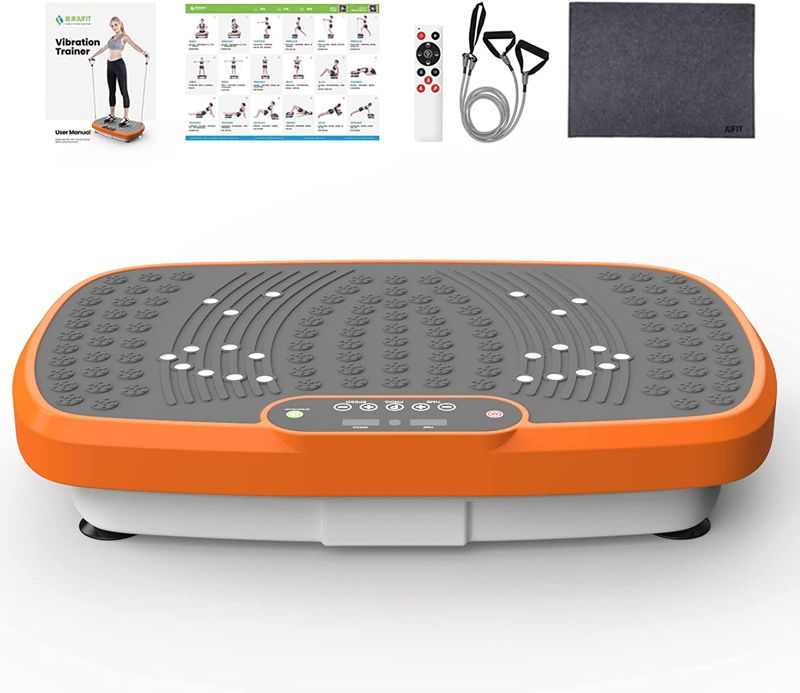 Photo 1 of JUFIT Fitness Vibration Plate Exercise Equipment Whole Body Shape Exercise Machine Vibration Platform Fit Massage Workout Trainer,Max User Weight 330lbs