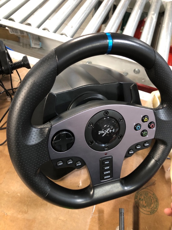 Photo 3 of (READ NOTES) PXN V9 Gaming Racing Wheel with Pedals and Shifter, Steering Wheel for PC, Xbox One, Xbox Series X/S, PS4, PS3 and Nintendo Switch