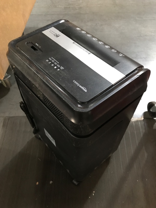 Photo 6 of Amazon Basics | 24-sheet paper/credit card shredder w/ wheels