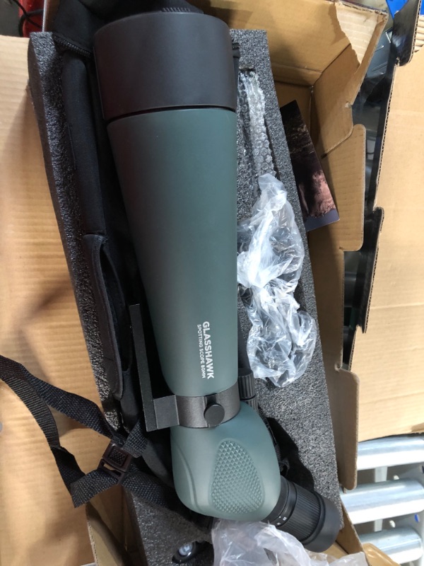 Photo 2 of *NEW* CREATIVE XP Spotting Scopes for Hunting - Waterproof Scope w/Tripod & Phone Adapter for Target Shooting & Bird Watching Green HD 20-60x80mm