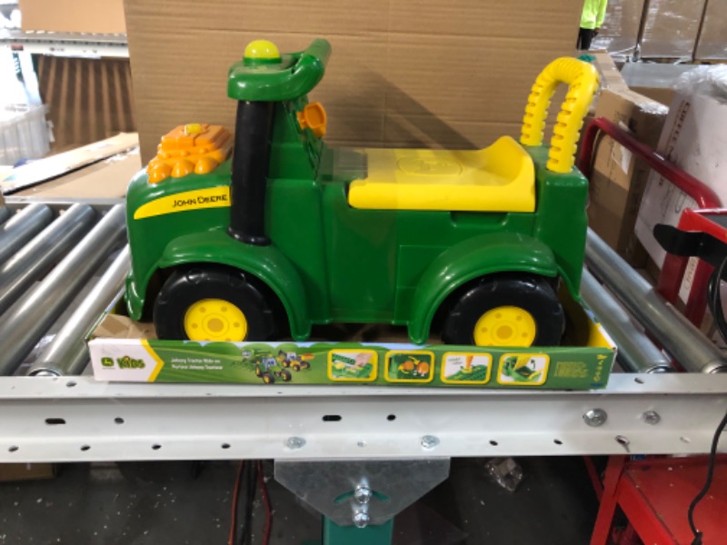 Photo 2 of John Deere Johnny Tractor Ride-On Toy with Lights and Sounds – 12m+