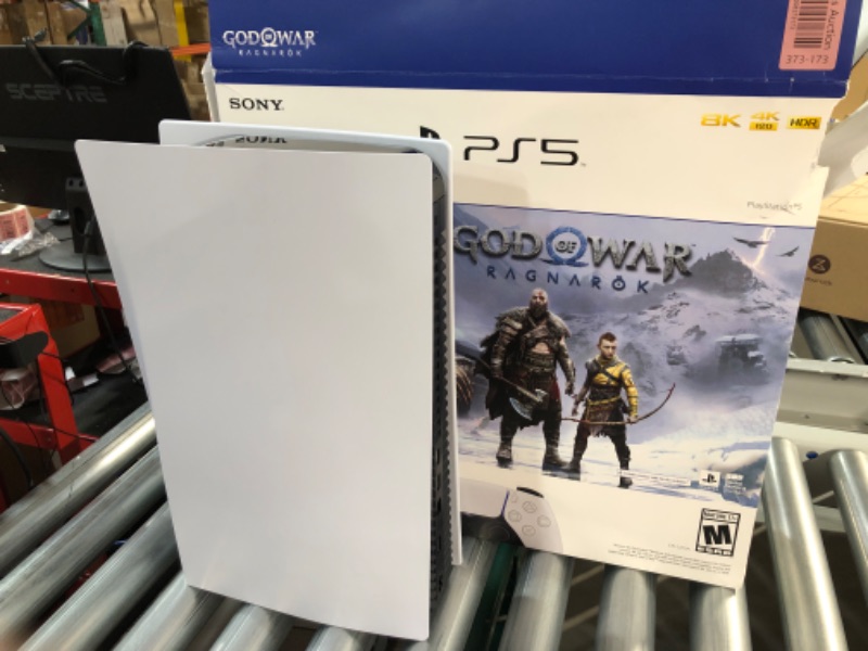 Photo 2 of *USED* *SEE INFO* PlayStation PS5 Console – God of War Ragnarök Bundle
