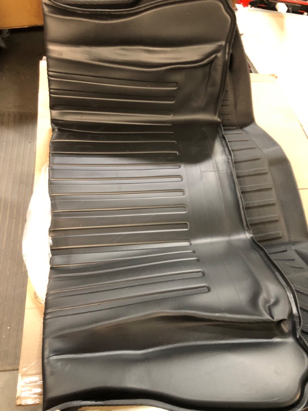 Photo 1 of Mixsuper Custom Fit Cargo Liner for 2017-2023 Tesla Model 3 Trunk Liner All Weather Rear Cargo Tray Trunk Mat Non-Slip Black Rear Trunk Mat