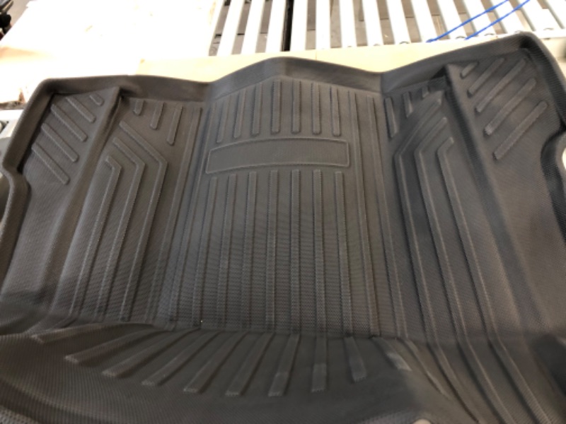Photo 1 of Mixsuper Custom Fit Cargo Liner for 2017-2023 Tesla Model 3 Trunk Liner All Weather Rear Cargo Tray Trunk Mat Non-Slip Black Rear Trunk Mat