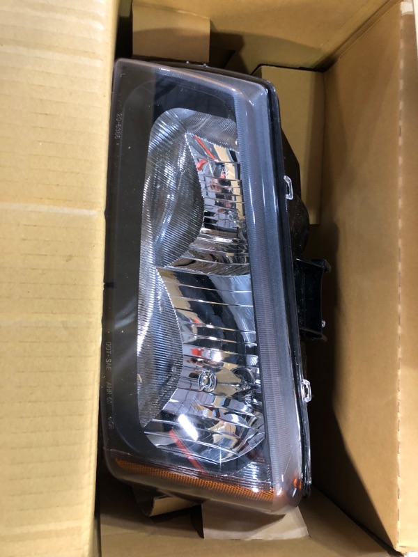 Photo 3 of TYC Left Headlight Assembly Compatible with 2003-2006 Chevrolet Silverado Driver Side