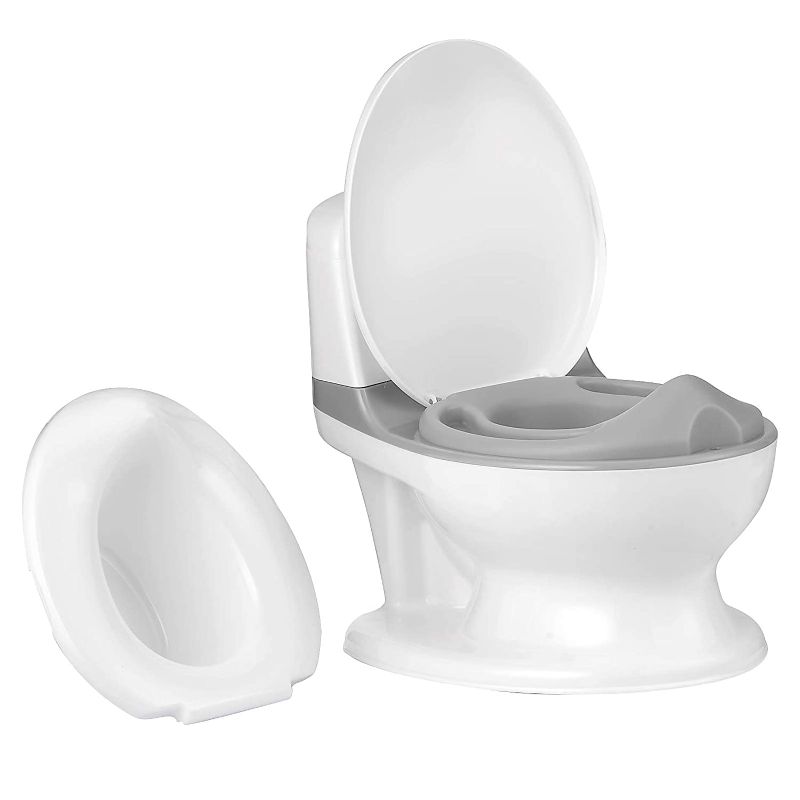 Photo 1 of BABY JOY Realistic Potty Training Toilet, Potty Seat for Toddlers & Kids