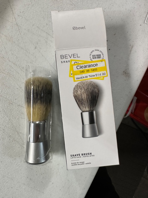 Photo 2 of Bevel Luxury Shaving Brush - Vegan Hair Brush for Use With Safety Razor, Exfoliates Skin to Help Prevent Razor Bumps Shave Brush