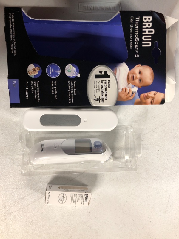 Photo 2 of Braun ThermoScan 5 Digital Ear Thermometer IRT6500US White
