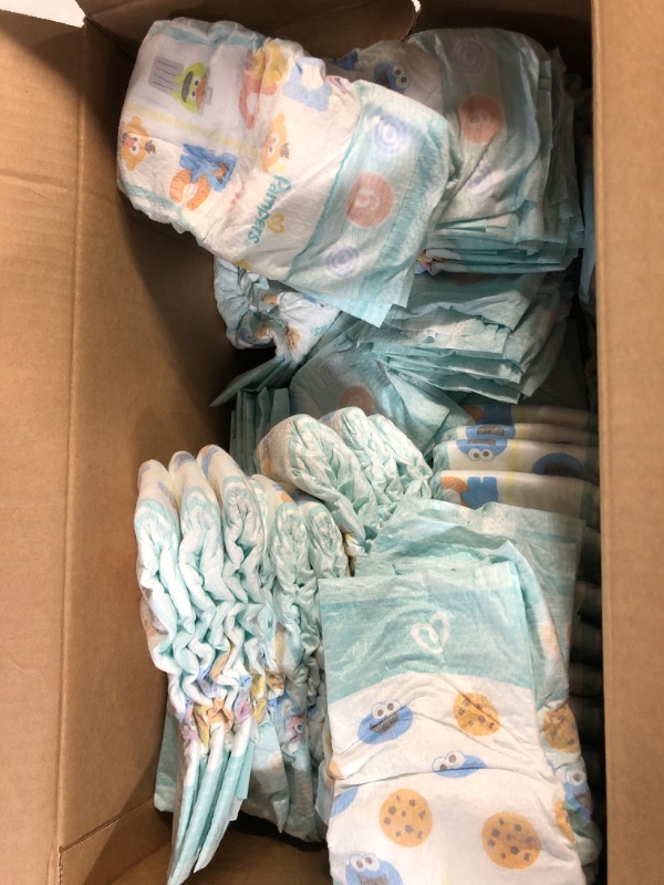 Photo 3 of (UNKNOW QUANTITY) Pampers Baby-Dry Extra Protection Diapers 
