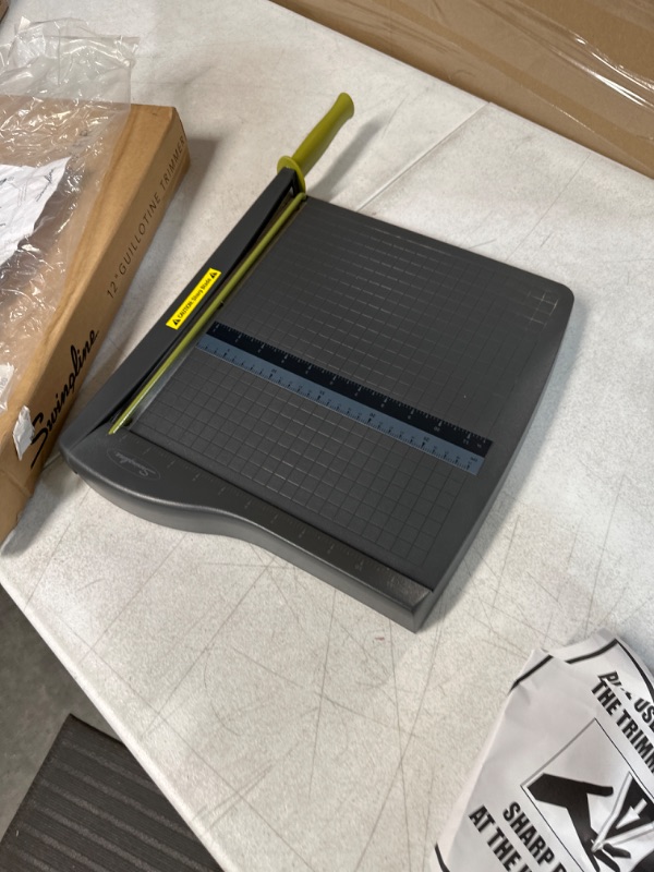 Photo 1 of Swingline Paper Cutter, Guillotine Trimmer, 12" Cut Length, 10 Sheet Capacity, ClassicCut Lite (9312)
