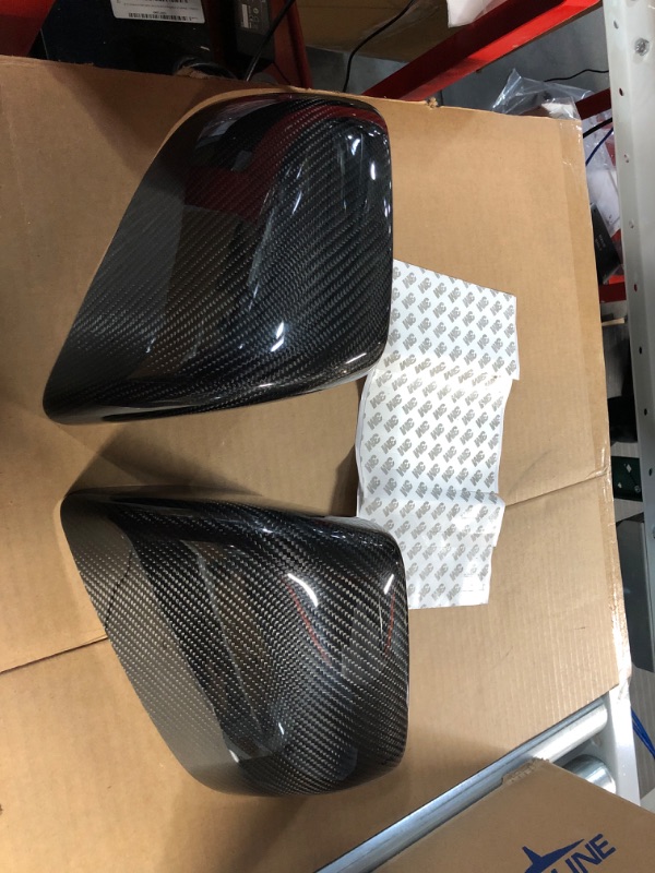 Photo 2 of USEBAST Real 3K 240G Dry Carbon Fiber Tesla side mirror  Model 3 2017-2023 